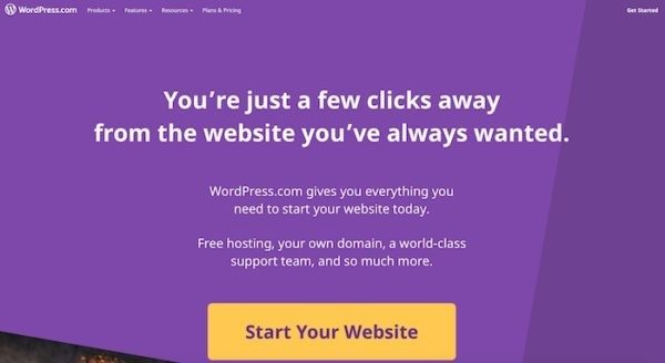 Migliori programmi per la costruzione di siti web WordPress.com 