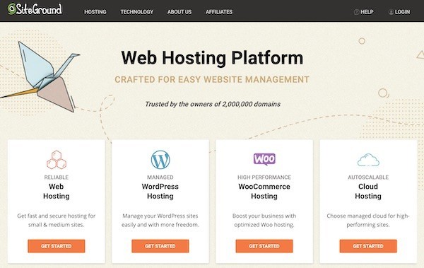Siteground best wordpress web hosting