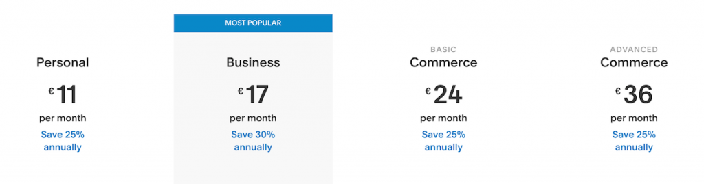 How much is Squarespace?